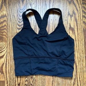 Lululemon Longline Bra black sz 6